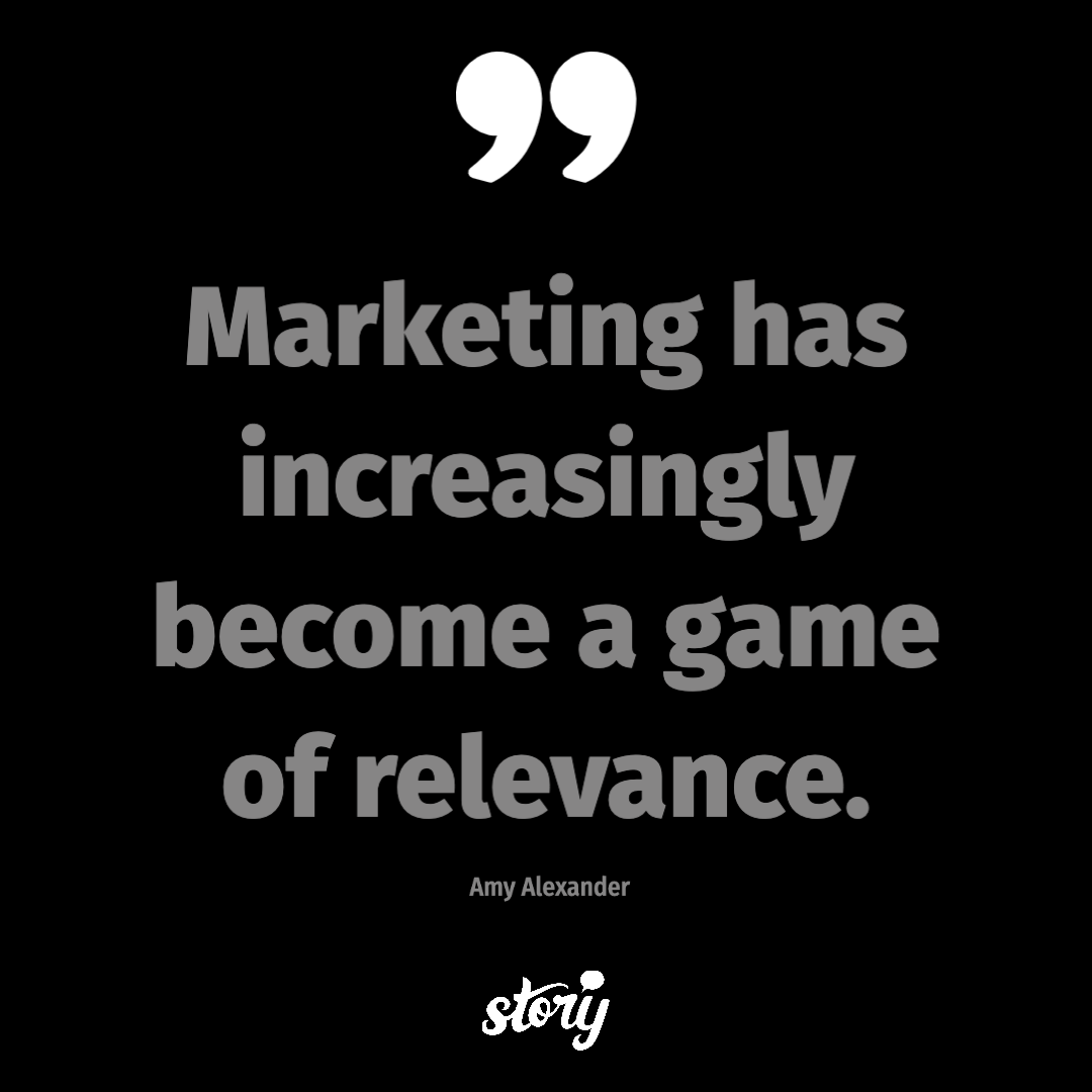 marketing has increasingly become a game of relevance